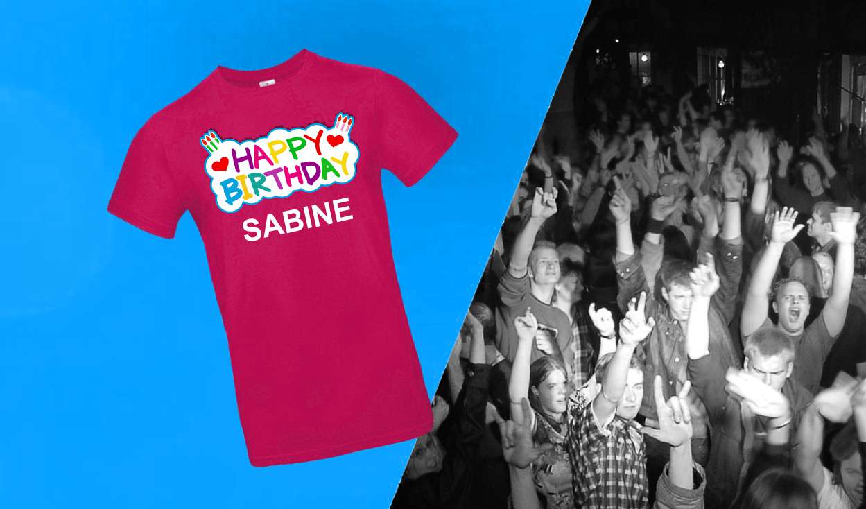T-Shirts Geburtstagsmotive